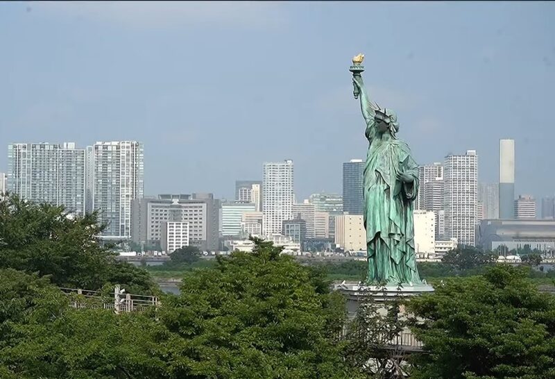 Statue of Liberty replica in Tokyo