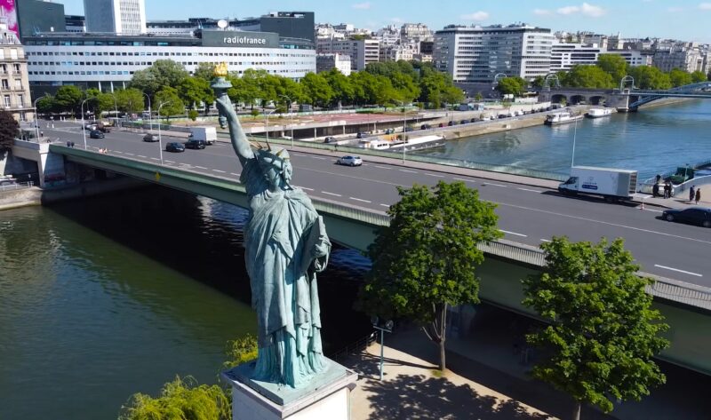 The Statue of Liberty in Paris